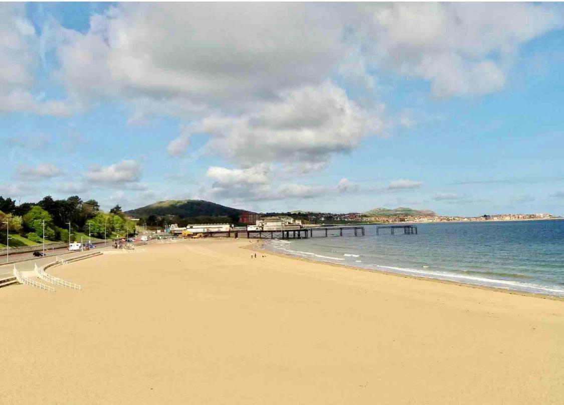 Villa Ffynonn Wen Rhôs-on-Sea Esterno foto
